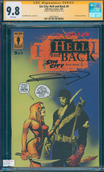 Sin City: Hell and Back #9 9.8 CGC Signed by Frank Miller
