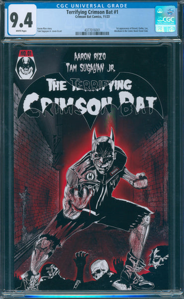 Terrifying Crimson Bat #1 9.4 CGC