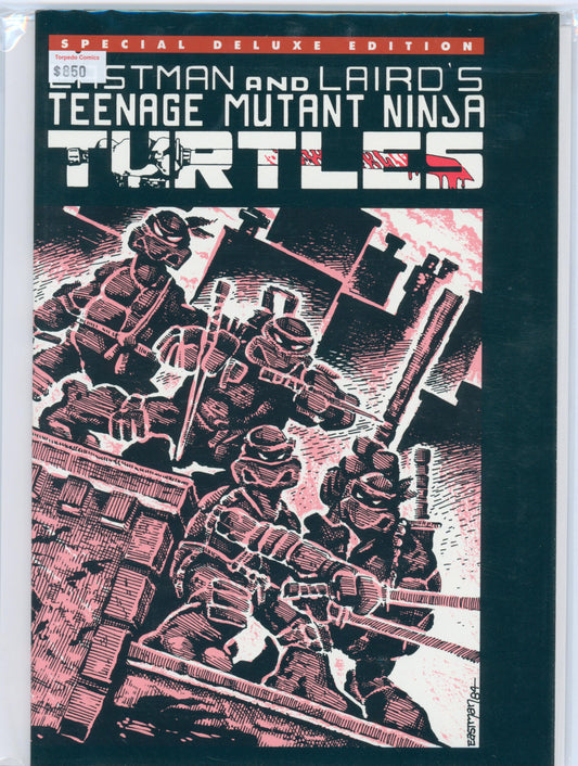 Teenage Mutant Ninja Turtles #1 9.4 NM Raw Comic Signed & Sketch Kevin Eastman