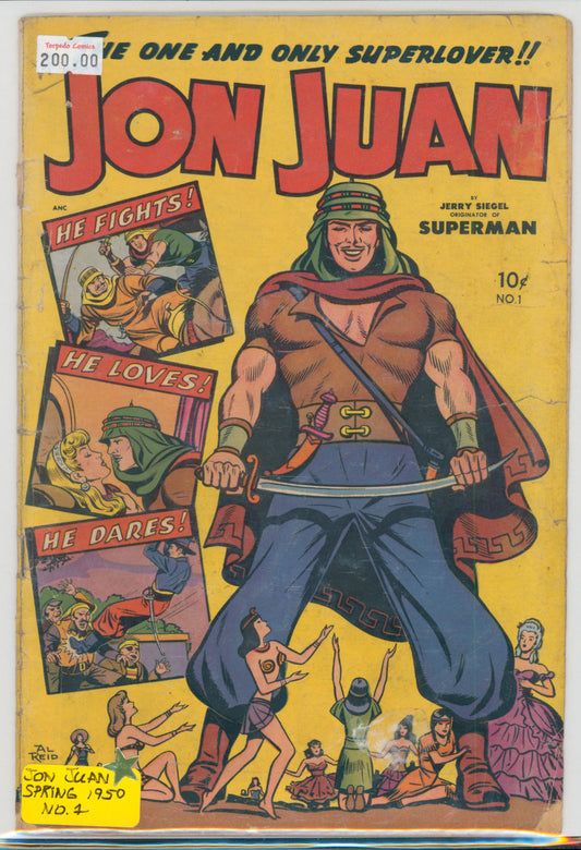 Jon Juan #1 2.0 GD Raw Comic (1950)