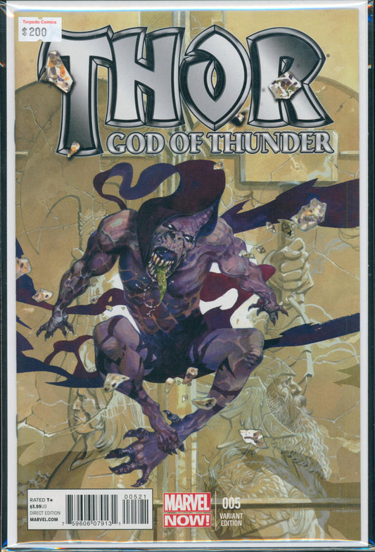 Thor God Of Thunder #005 1:50 Incentive 9.2 NM- Raw Comic