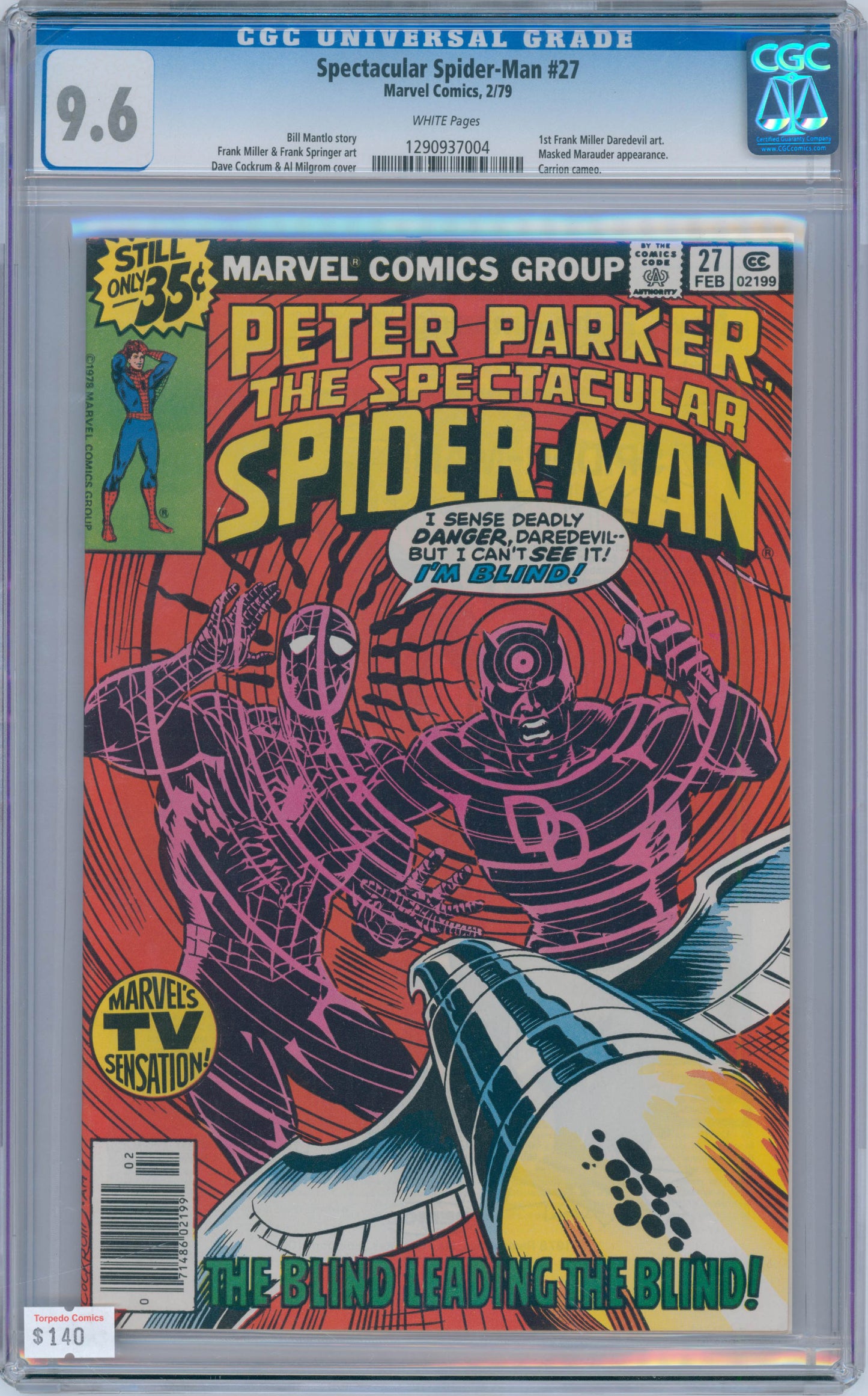 Spectacular Spider-Man #27 (1979) CGC 9.6