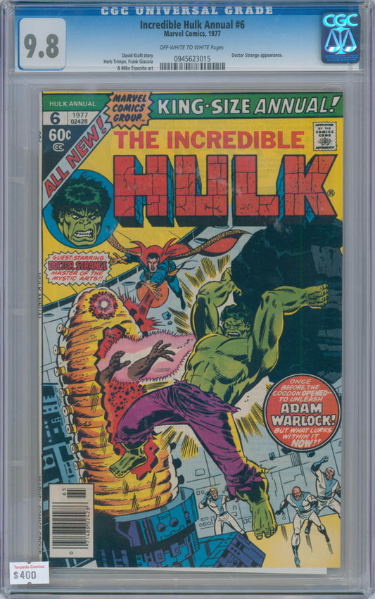 Incredible Hulk Annual #6 (1977) CGC 9.8