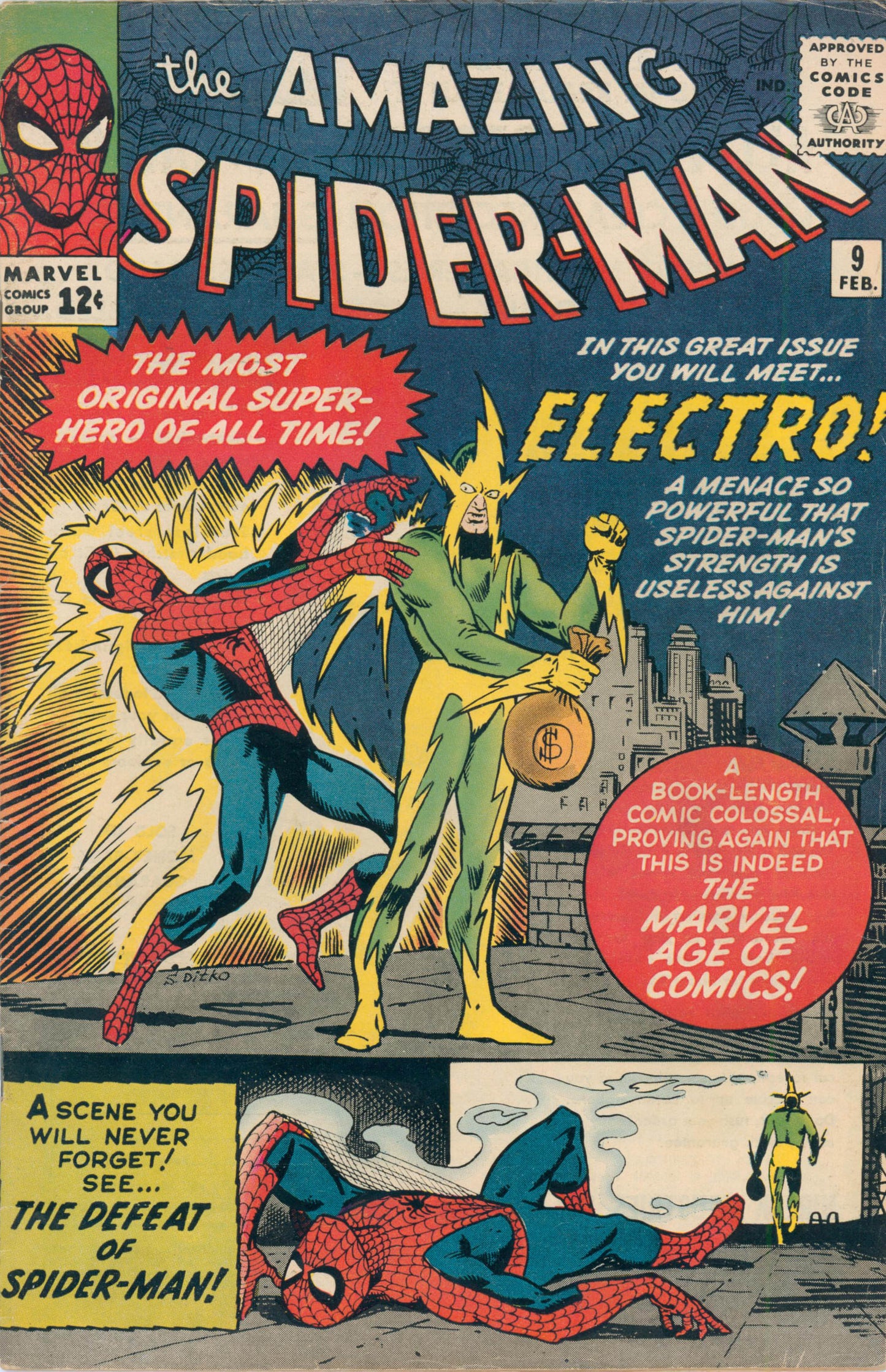 The Amazing Spider Man #9 (1963) Raw 6.5 FN