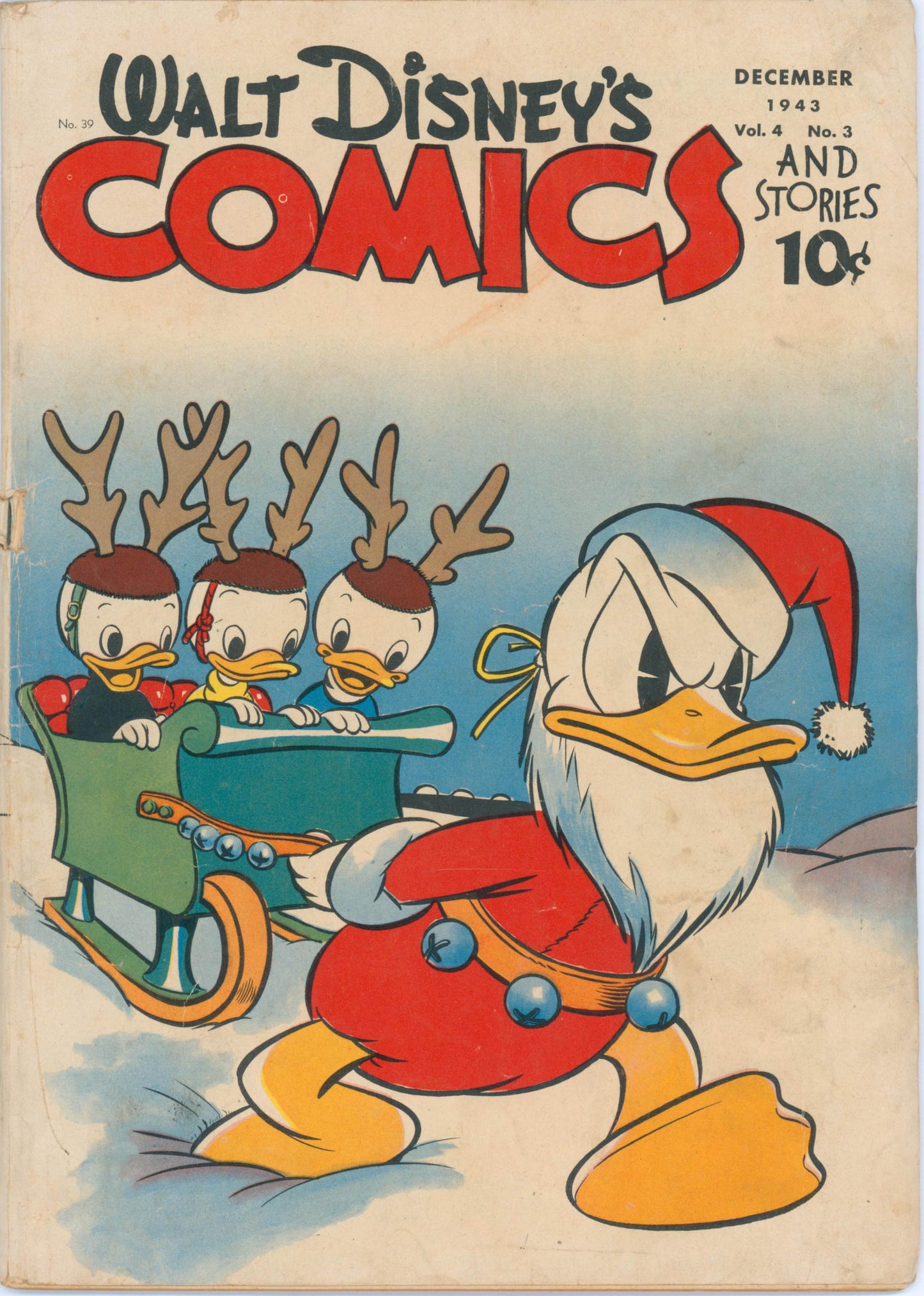 Walt Disney's Comics & Stories #39 (1943) GD 1.8