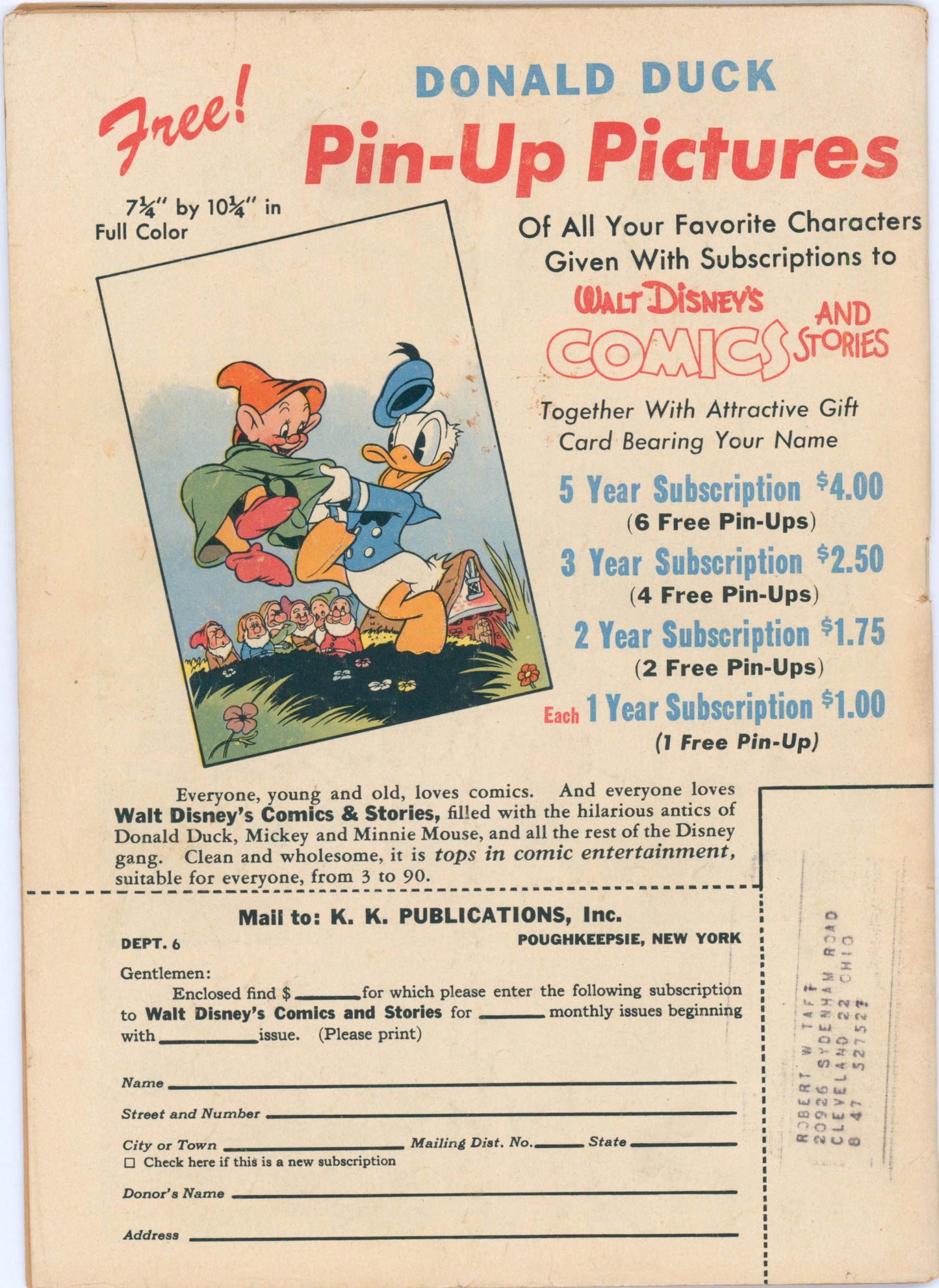 Walt Disney's Comics & Stories #81 (1947) Raw 3.5 VG