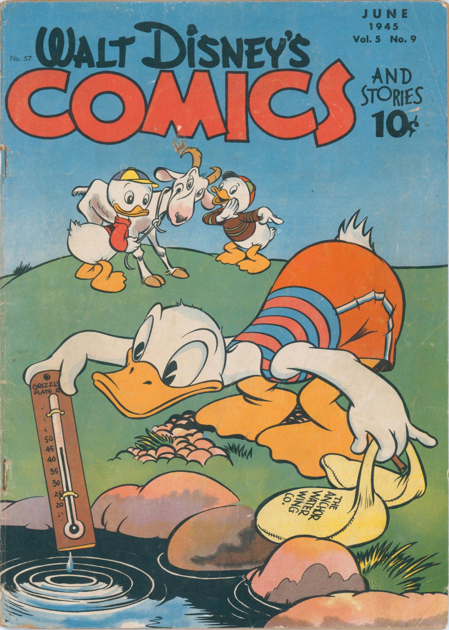 Walt Disney's Comics & Stories #57 (1945) Raw 2.0 GD