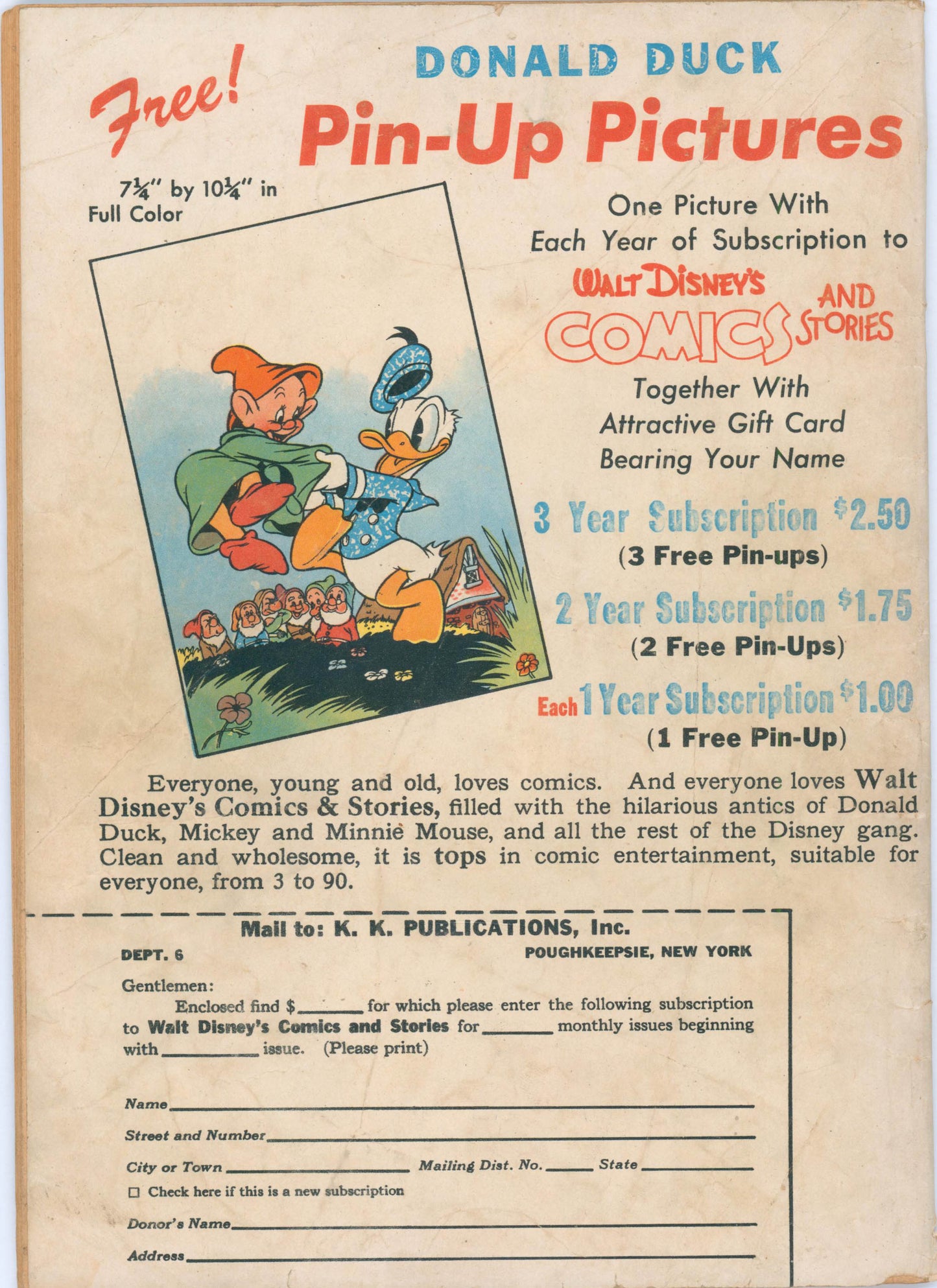 Walt Disney's Comics & Stories #57 (1945) Raw 2.0 GD