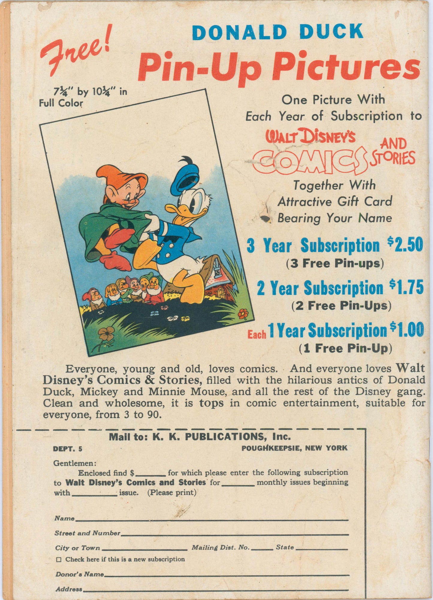 Walt Disney's Comics & Stories #56 (1945) Raw 2.0 GD