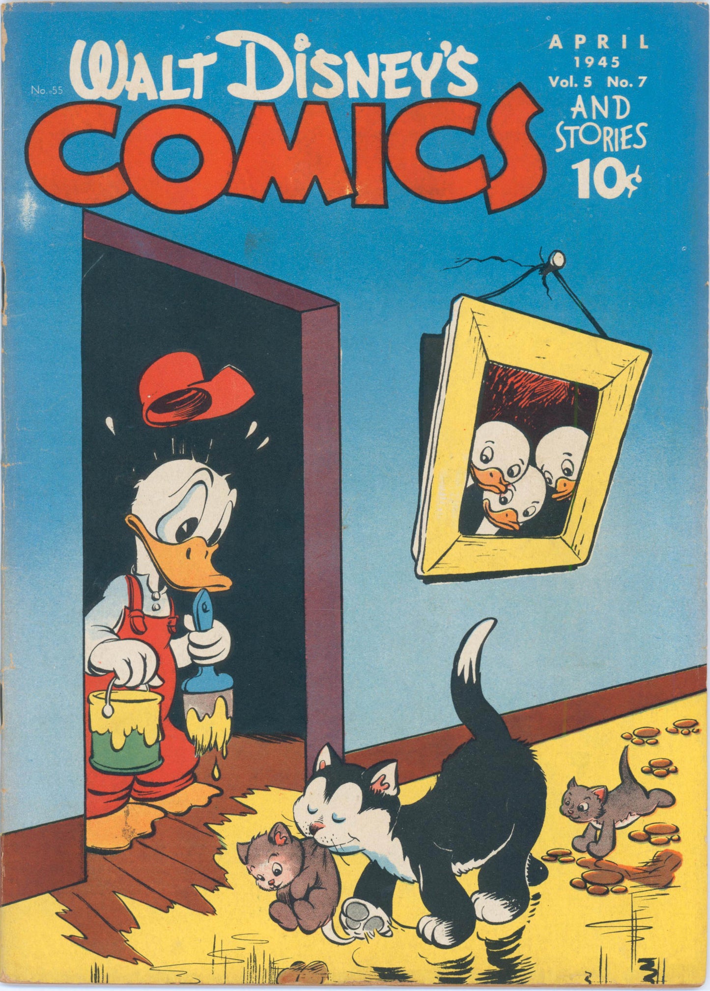 Walt Disney's Comics & Stories #55 (1945) Raw 4.0 VG