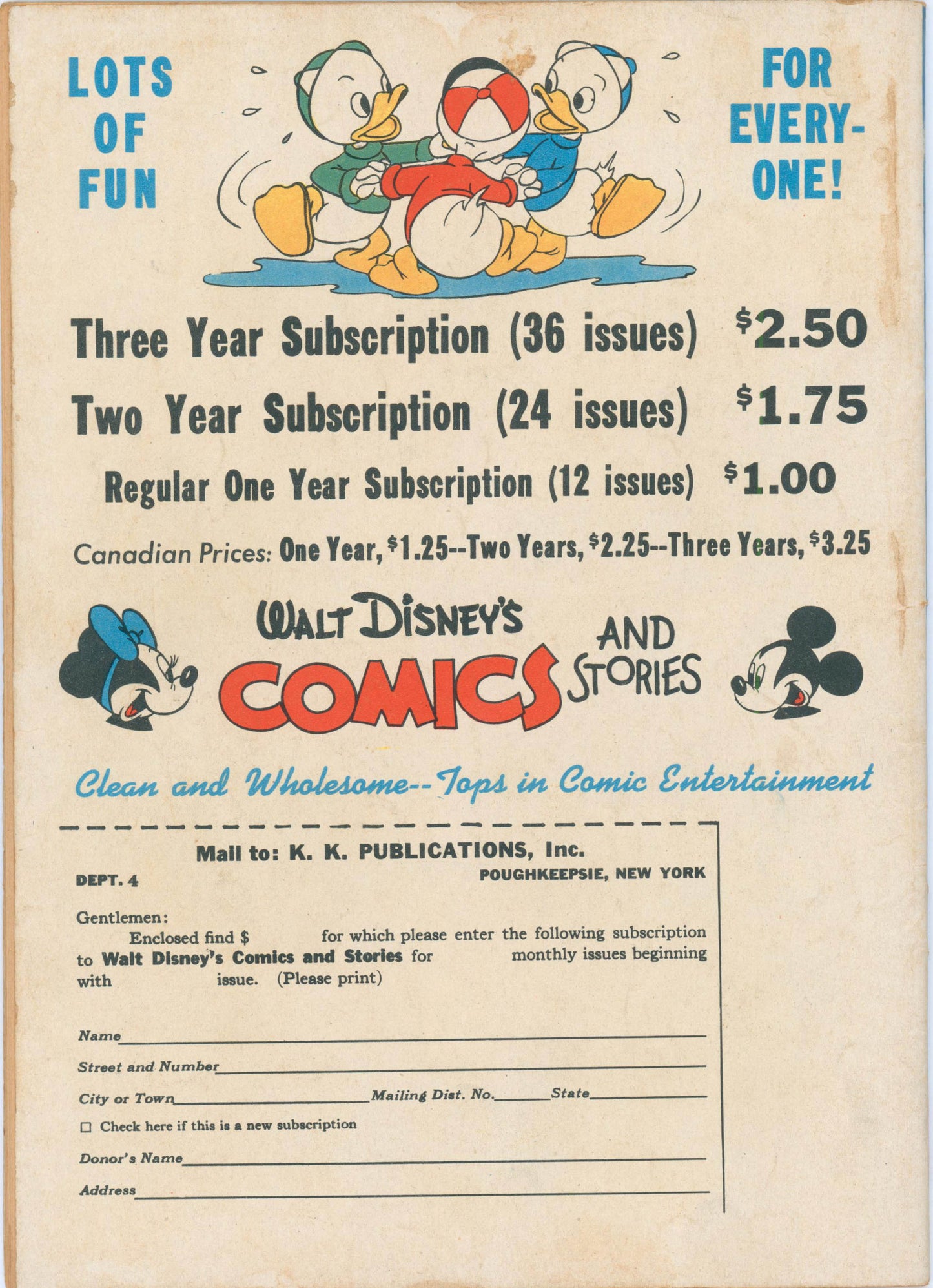 Walt Disney's Comics & Stories #55 (1945) Raw 4.0 VG