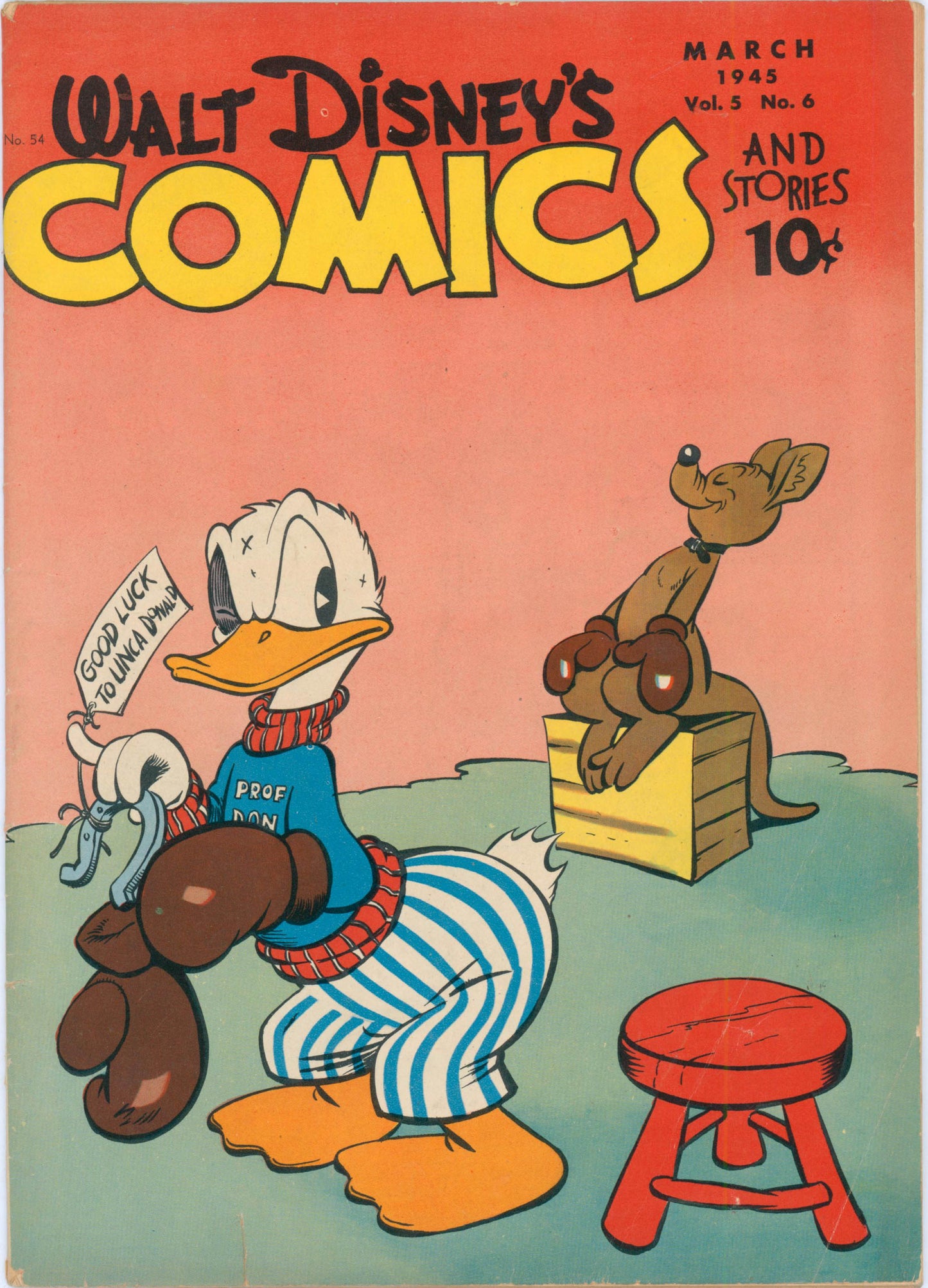 Walt Disney's Comics & Stories #54 (1945) Raw 3.0 GD