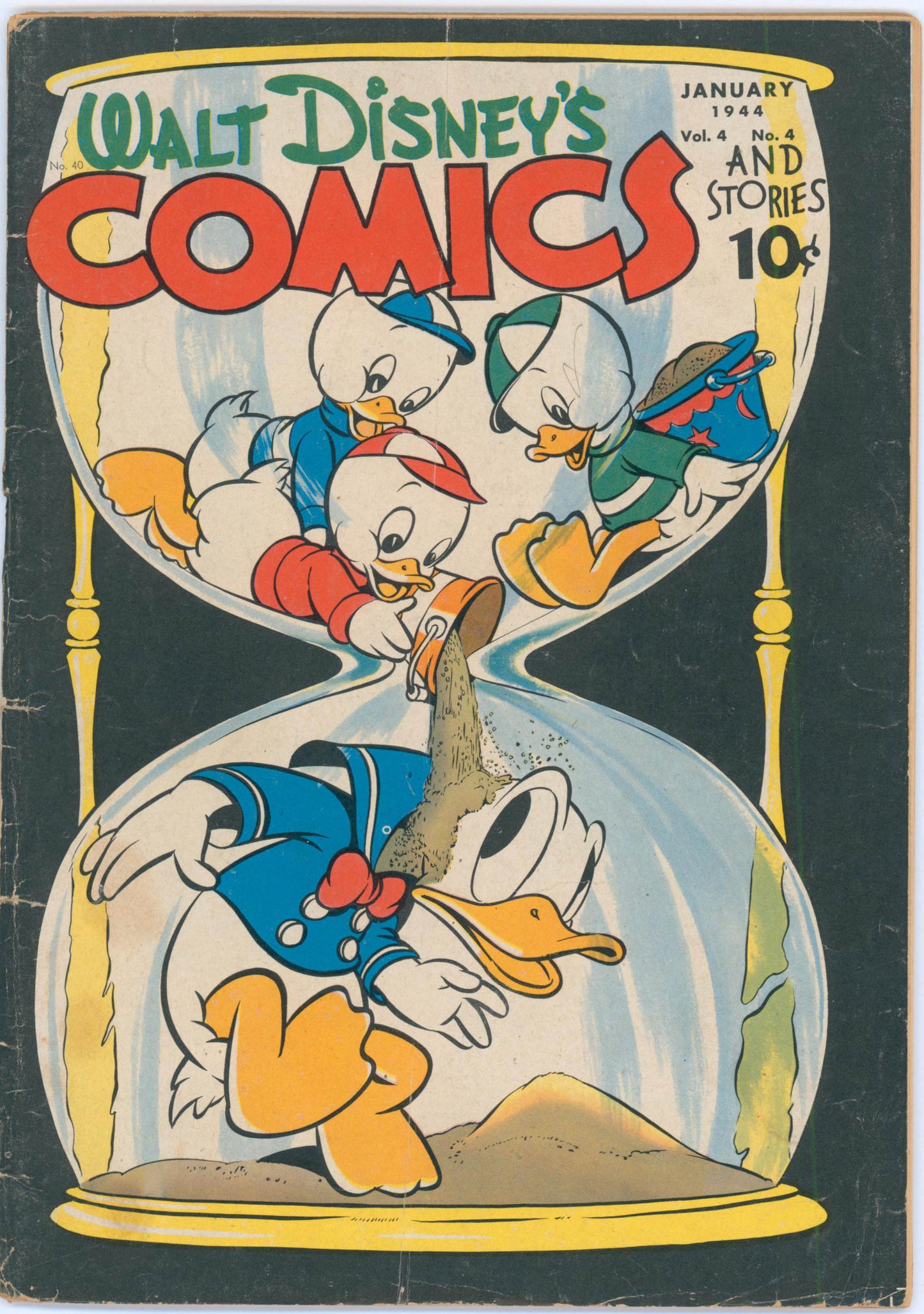 Walt Disney's Comics & Stories #40 (1944) Raw 2.0 GD