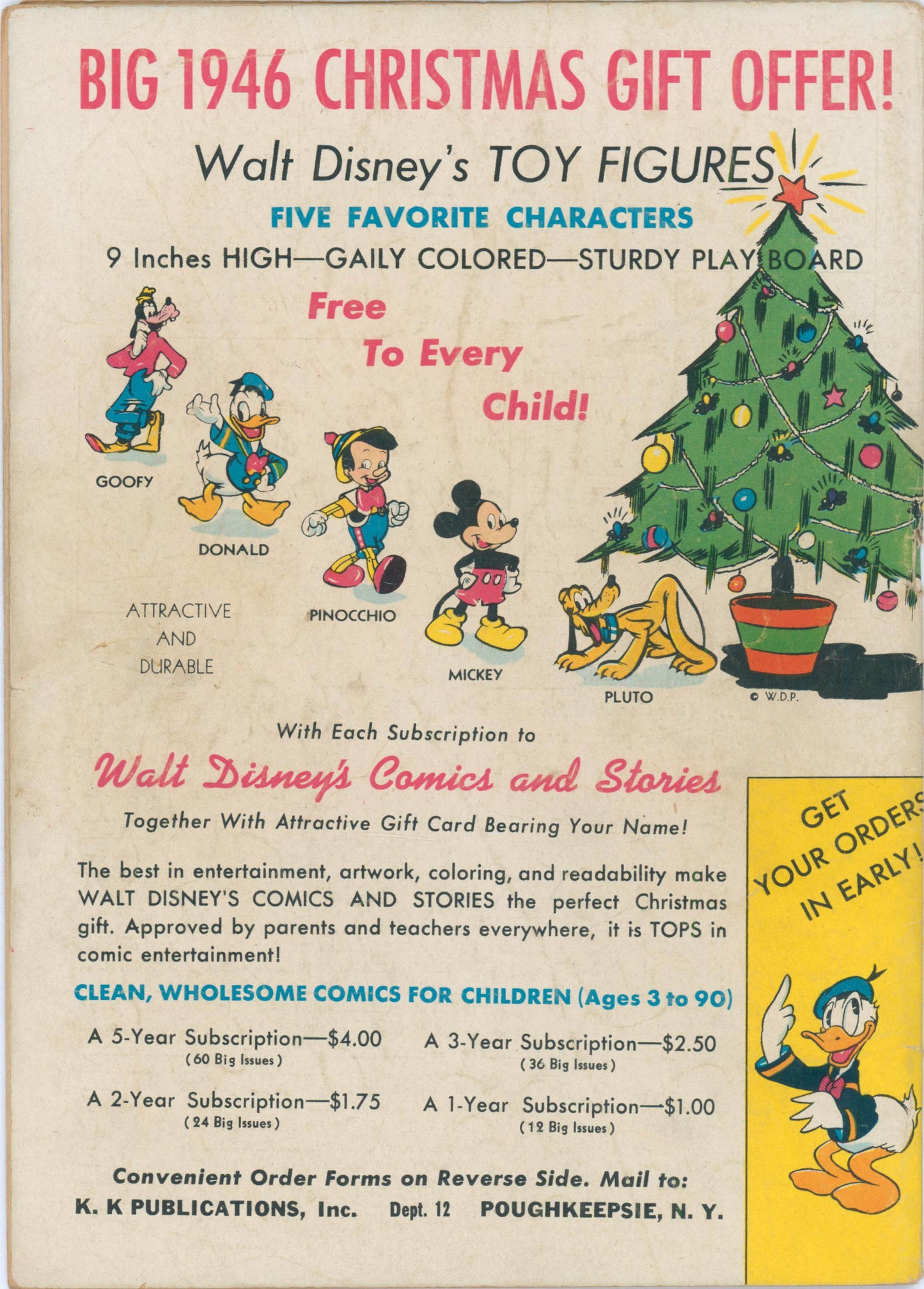 Walt Disney's Comics & Stories #75 (1946) Raw 3.5 VG