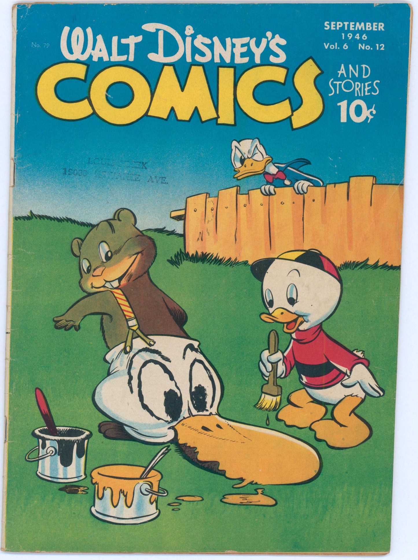 Walt Disney's Comics & Stories #72 (1946) Raw 3.5 VG