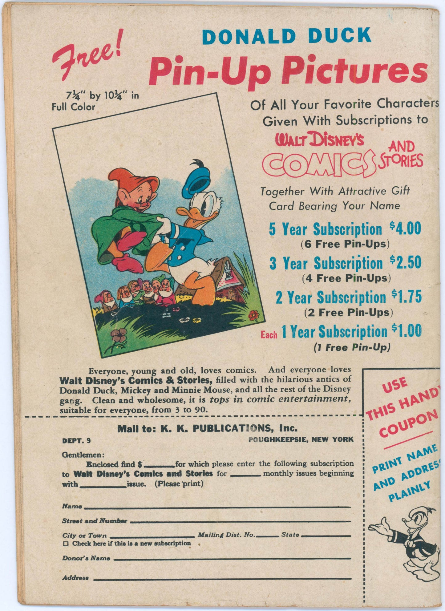 Walt Disney's Comics & Stories #72 (1946) Raw 3.5 VG