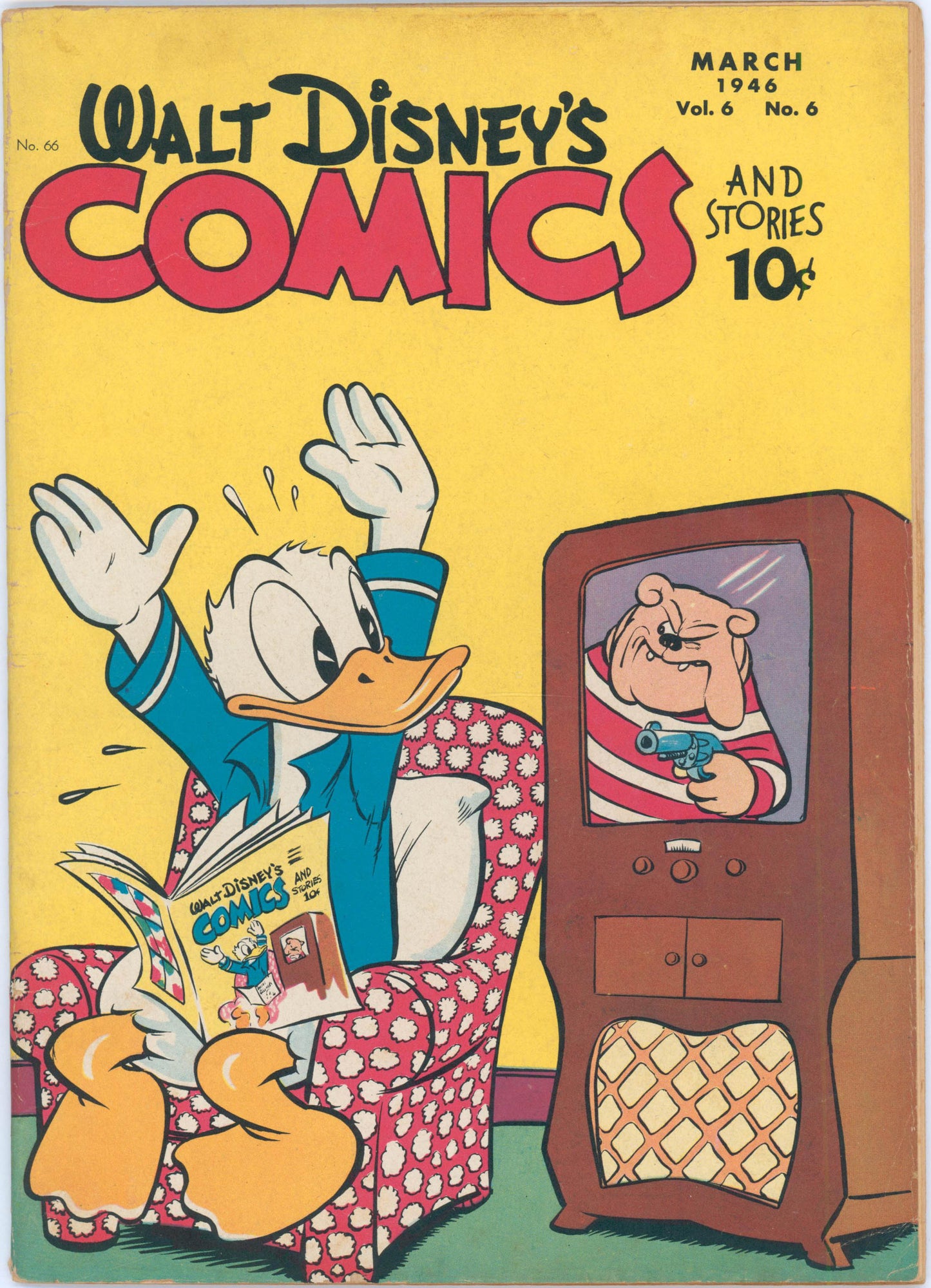 Walt Disney's Comics & Stories #66 (1946) Raw 3.0 VG