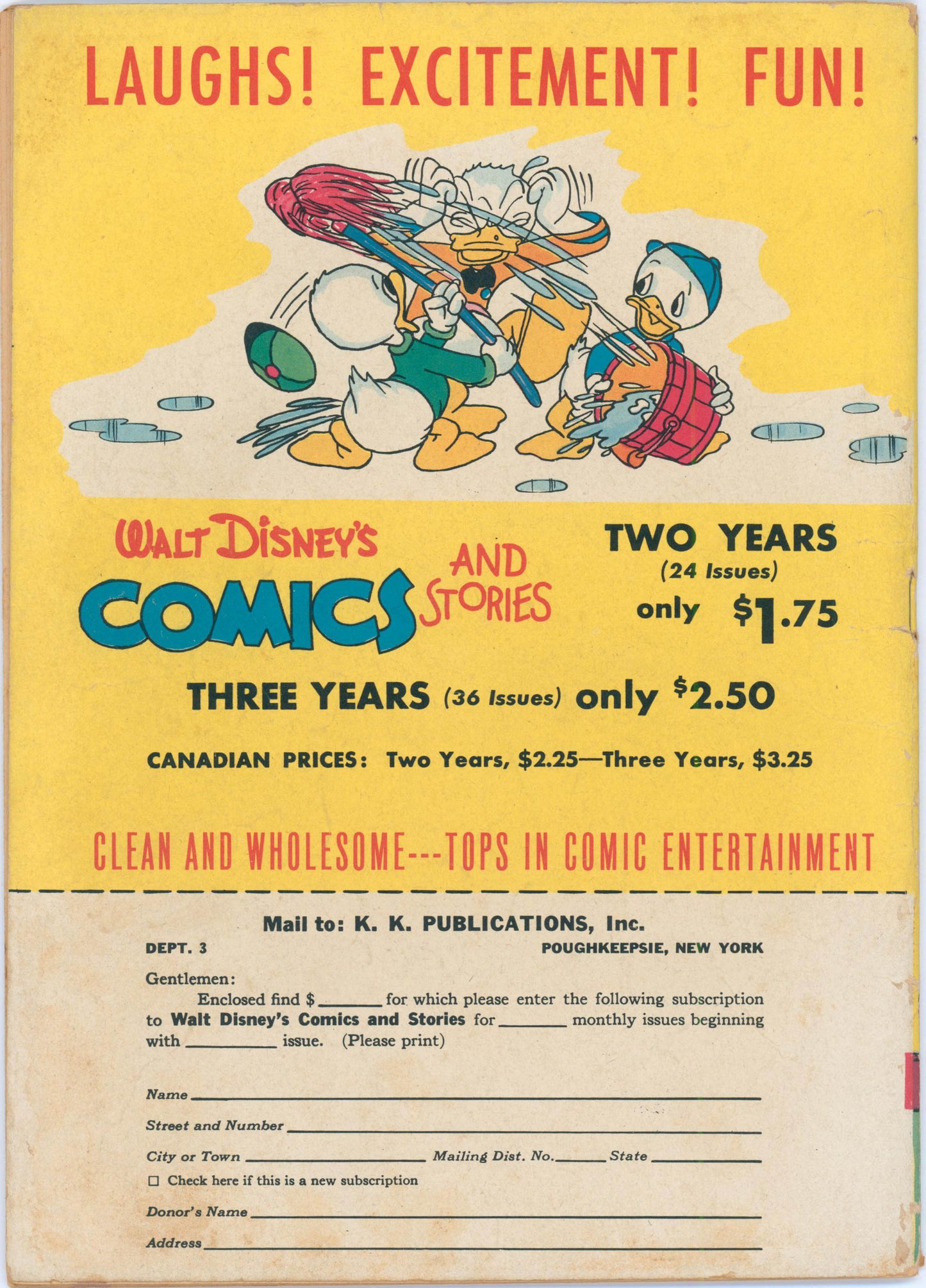 Walt Disney's Comics & Stories #66 (1946) Raw 3.0 VG