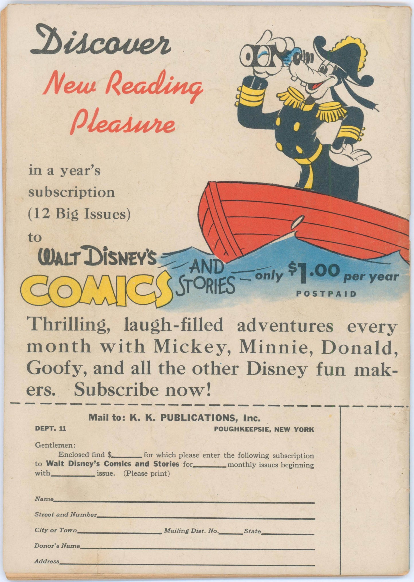 Walt Disney's Comics & Stories #38 (1943) Raw 3.5 VG