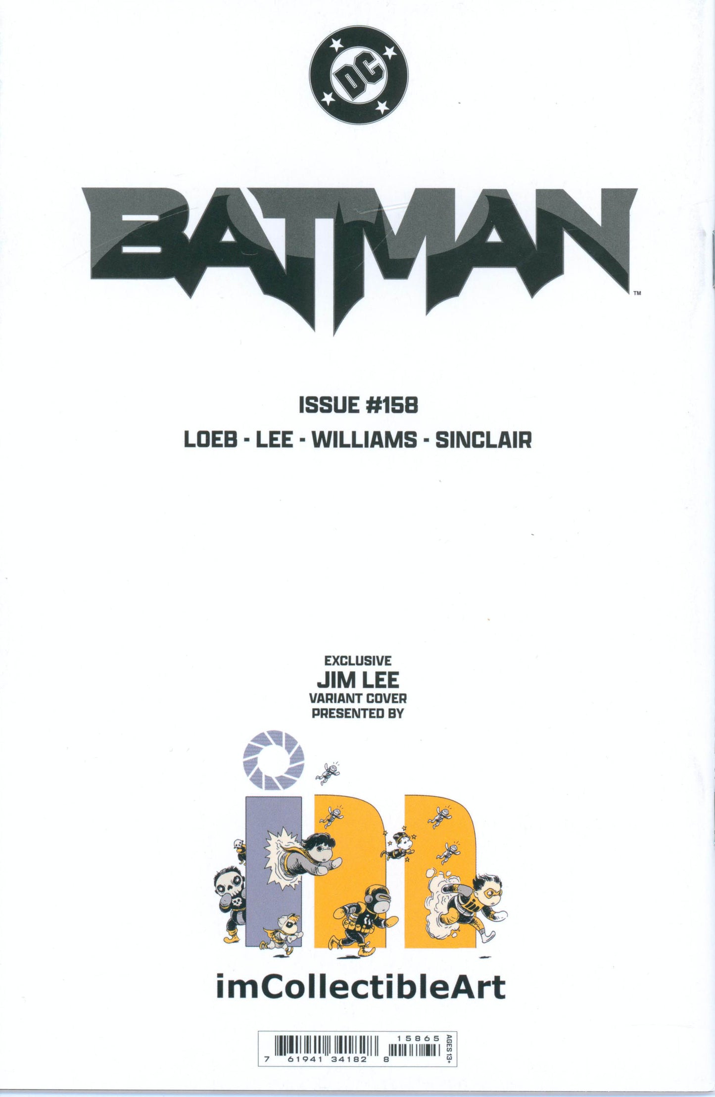Batman #158 Jim Lee Variant SDCC Exlcusive