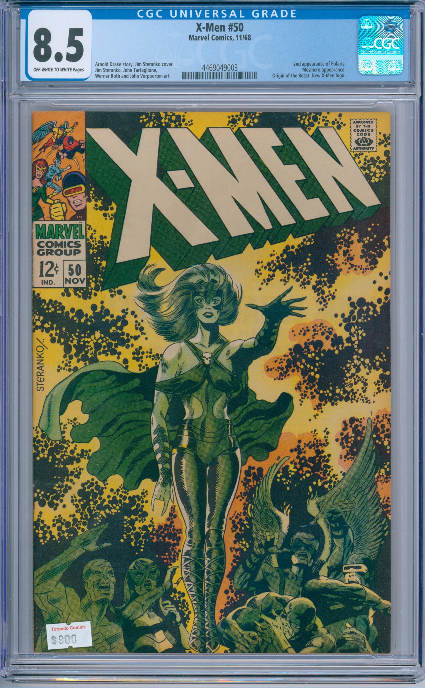 X-Men #50 (1968) CGC 8.5