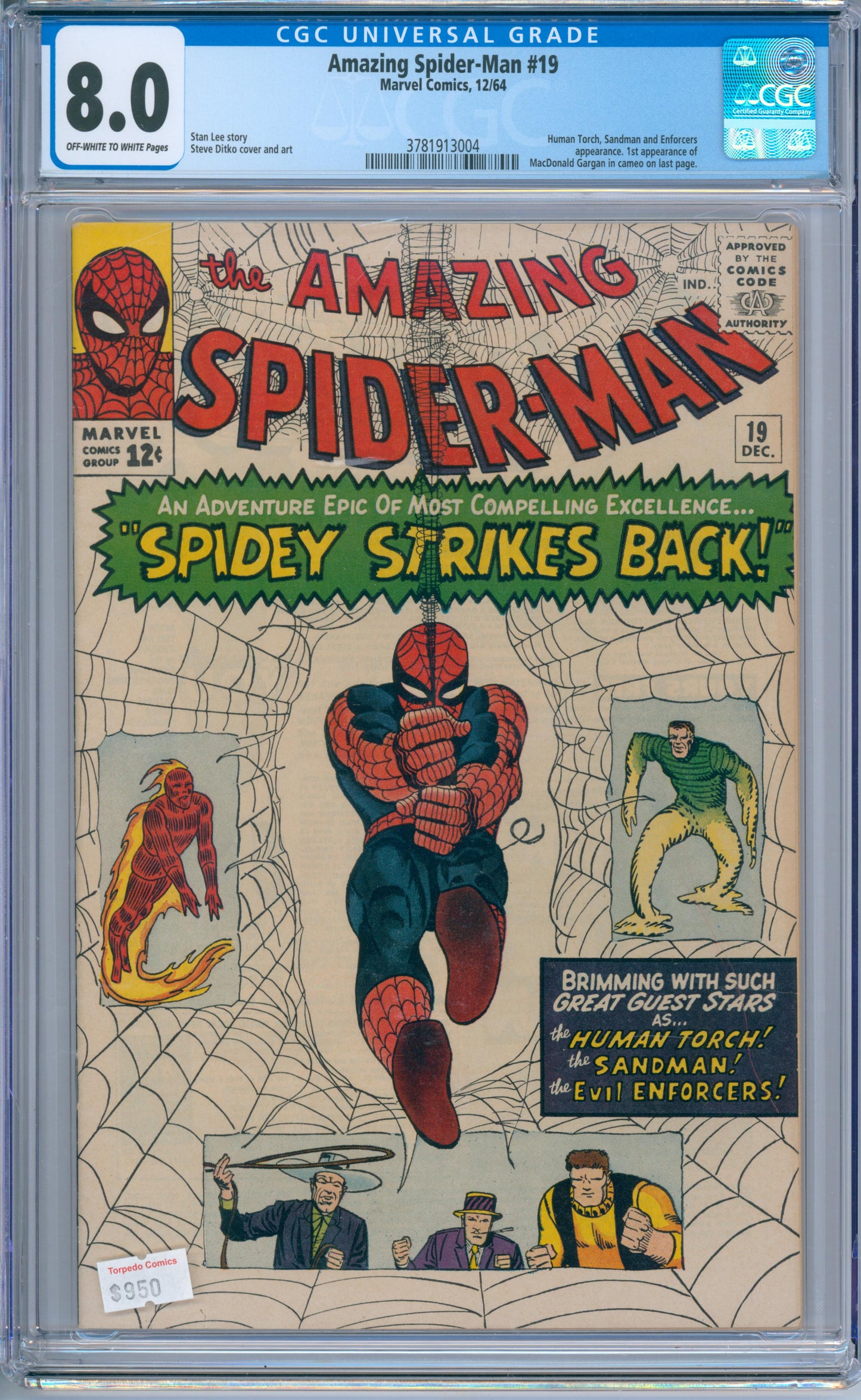 Amazing Spider Man #19 (1964) CGC 8.0