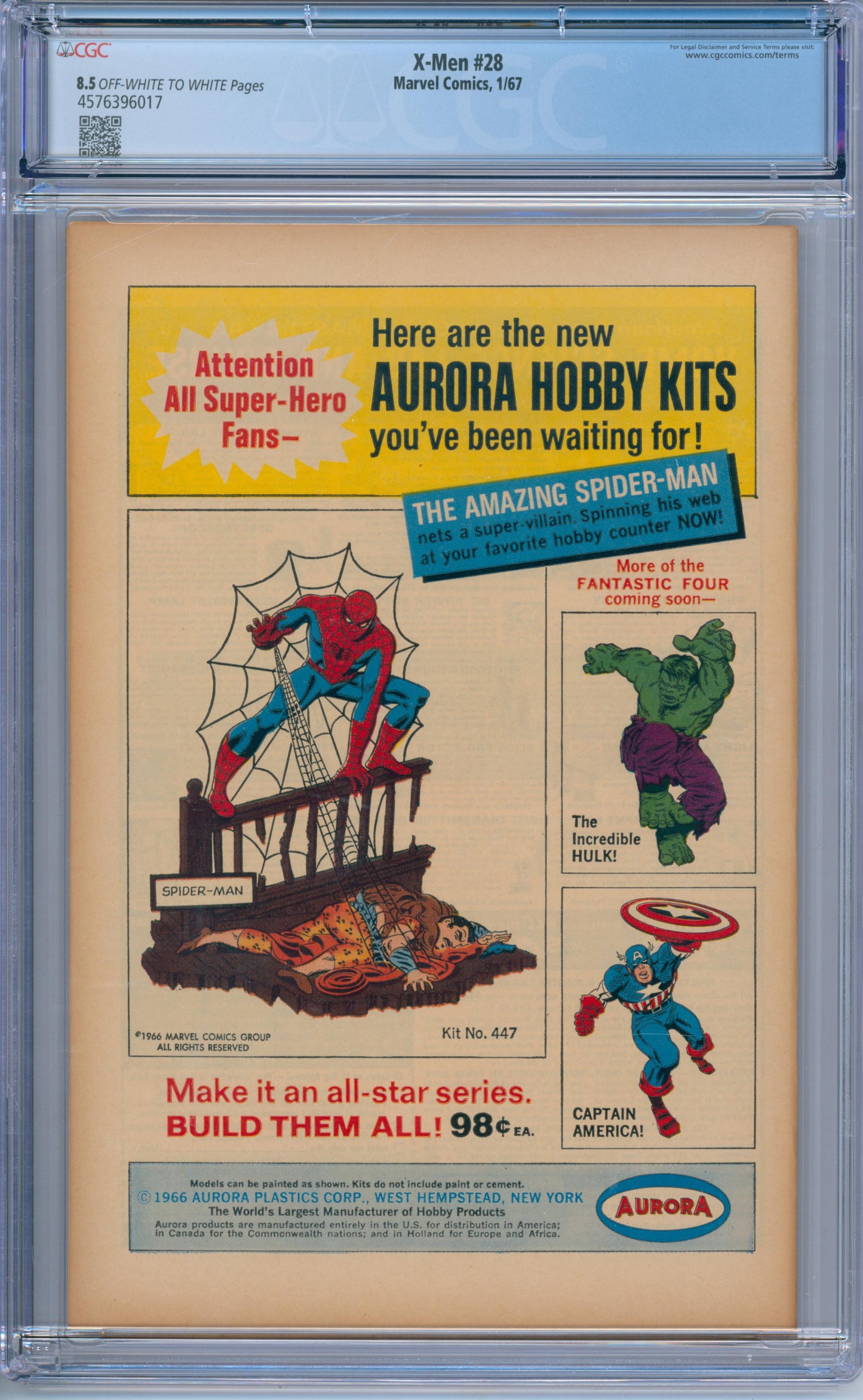 X-Men #28 (1967) CGC 8.5