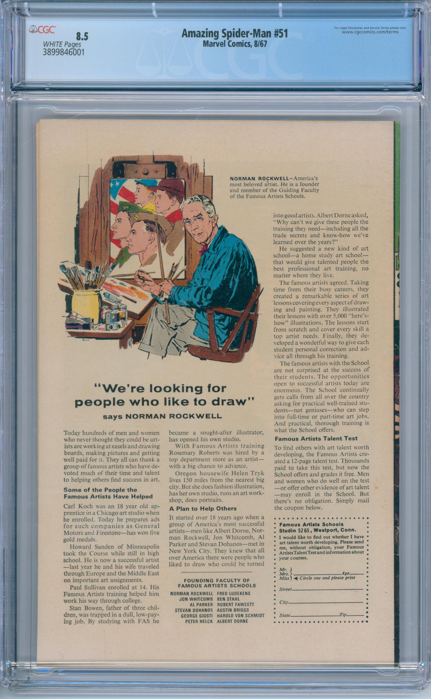 Amazing Spider-Man #51 (1967) CGC 8.5