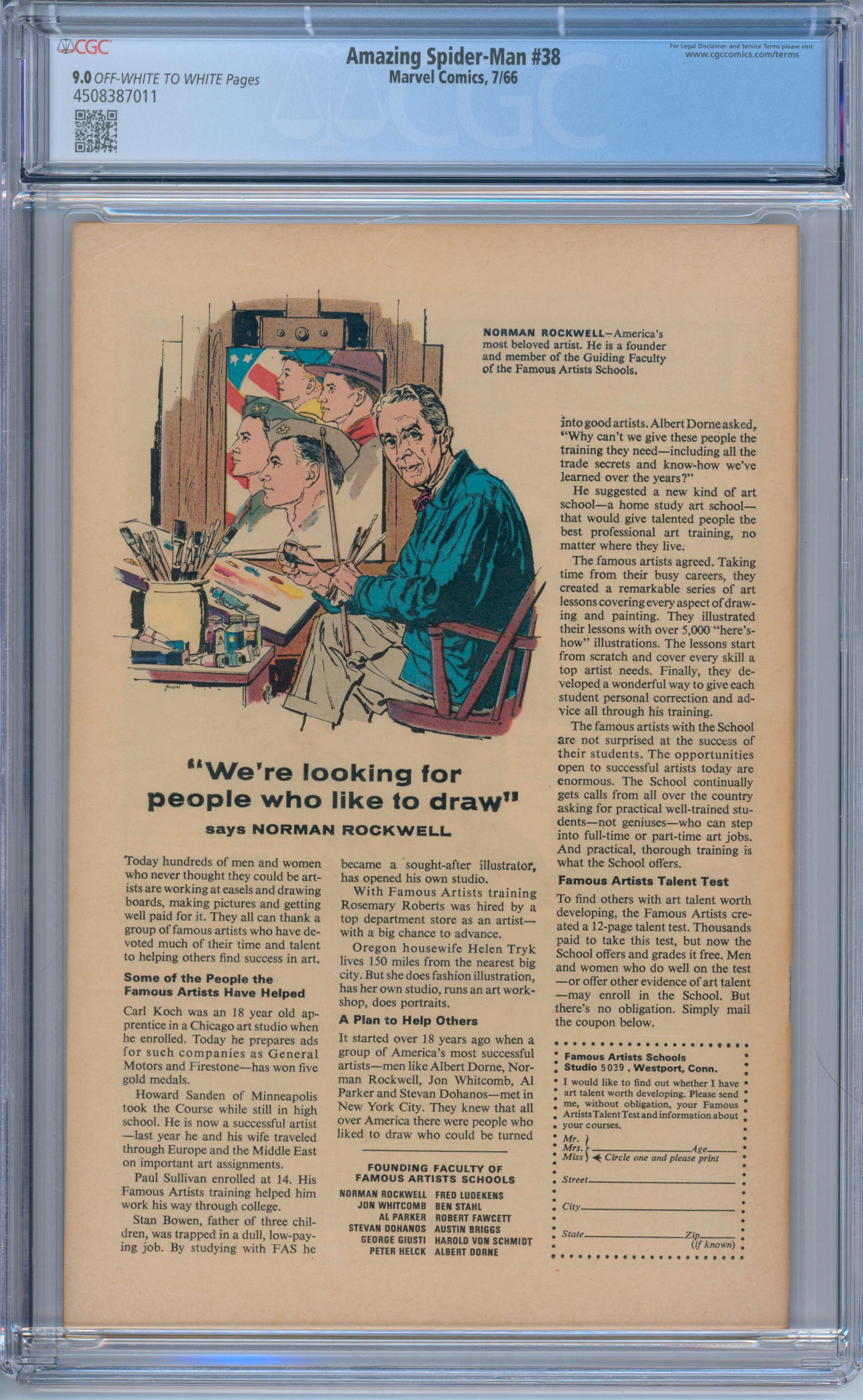 Amazing Spider-Man #38 (1966) CGC 9.0
