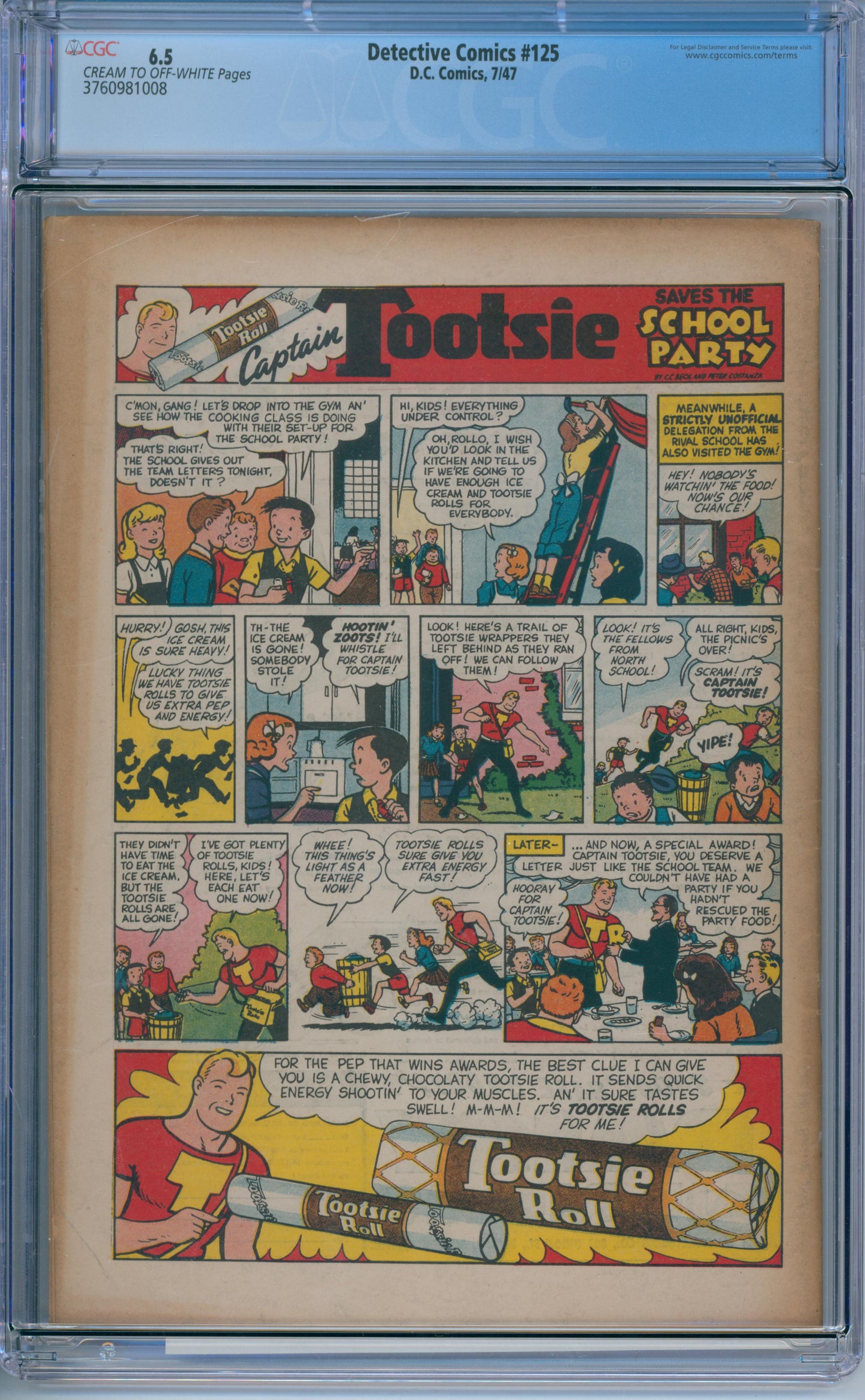 Detective Comics #125 (1947) CGC 6.5
