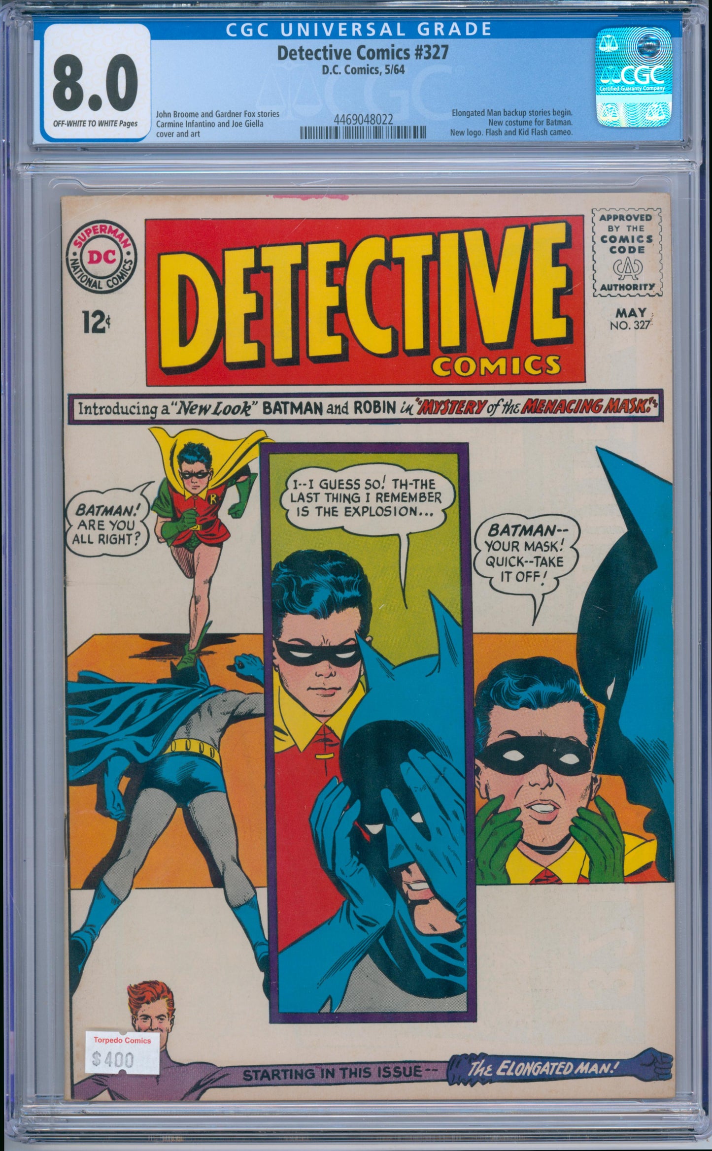 Detective Comics #327 (1964) CGC 8.0