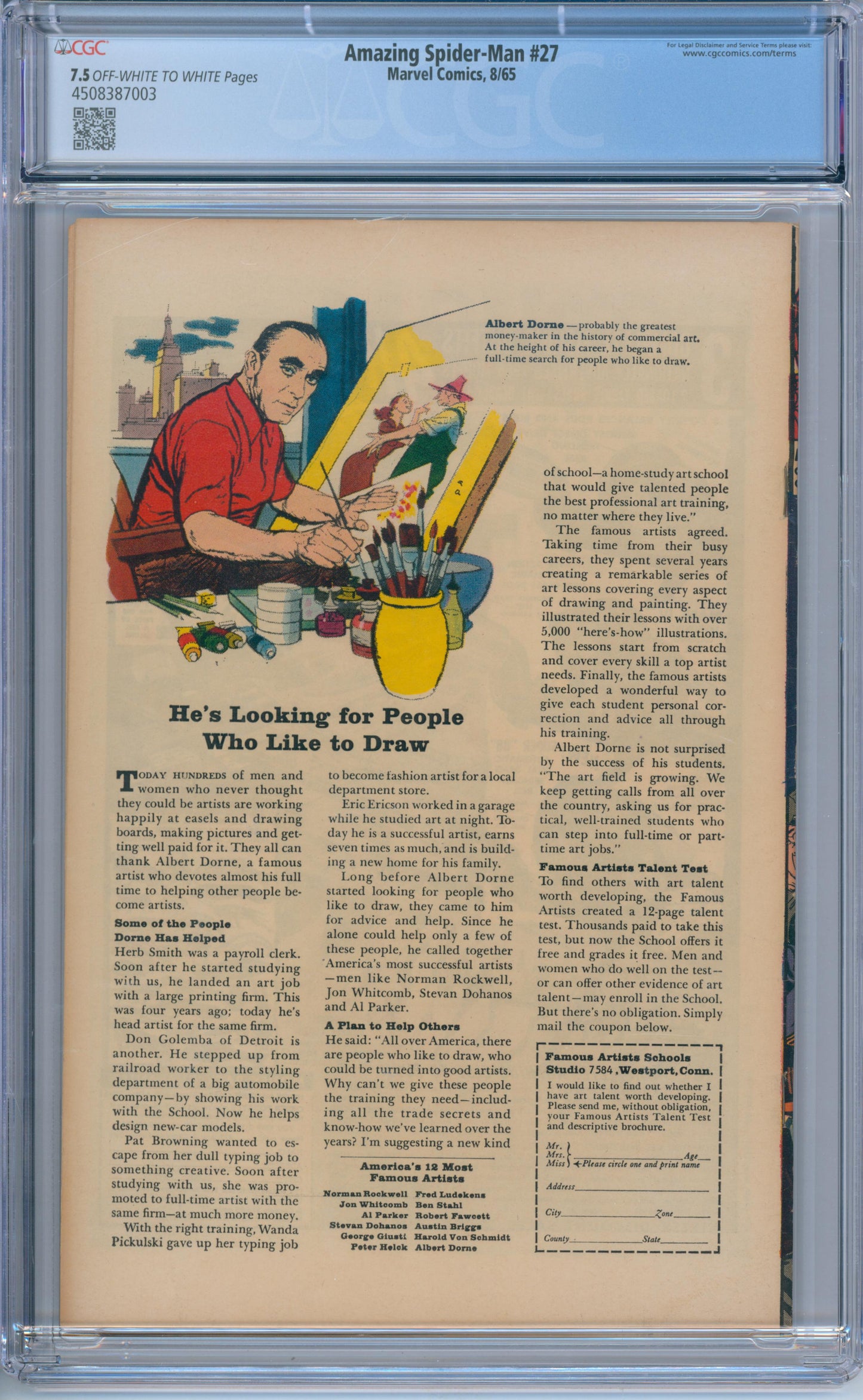 Amazing Spider-Man #27 (1965) CGC 7.5