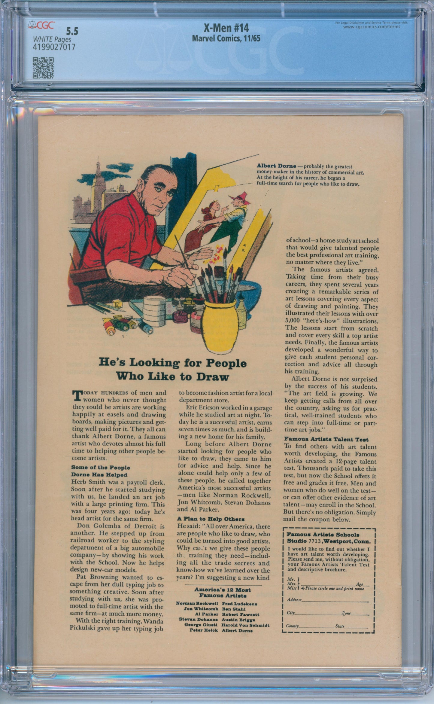 X-Men #14 (1965) CGC 5.5