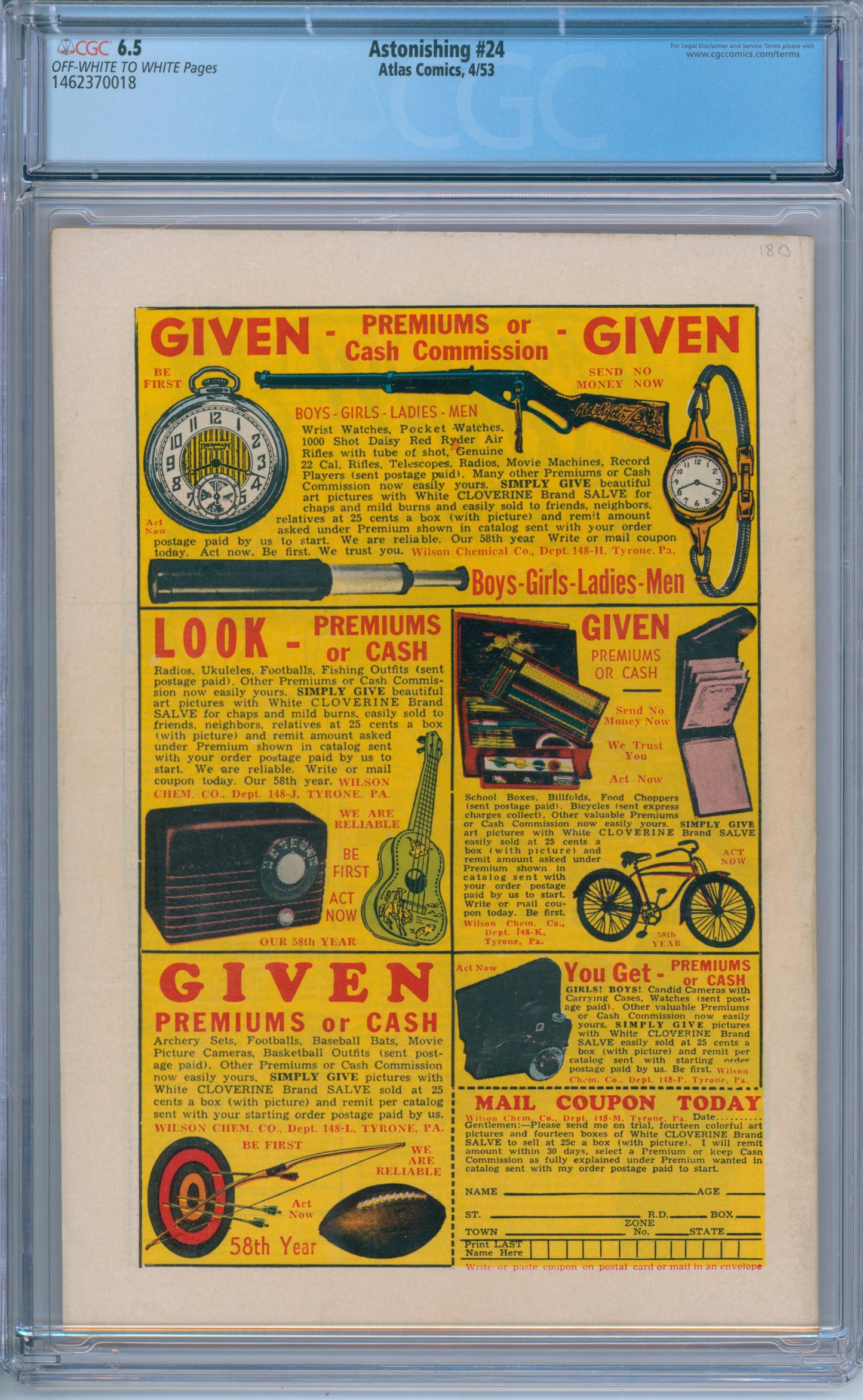 Astonishing #24 (1953) CGC 6.5