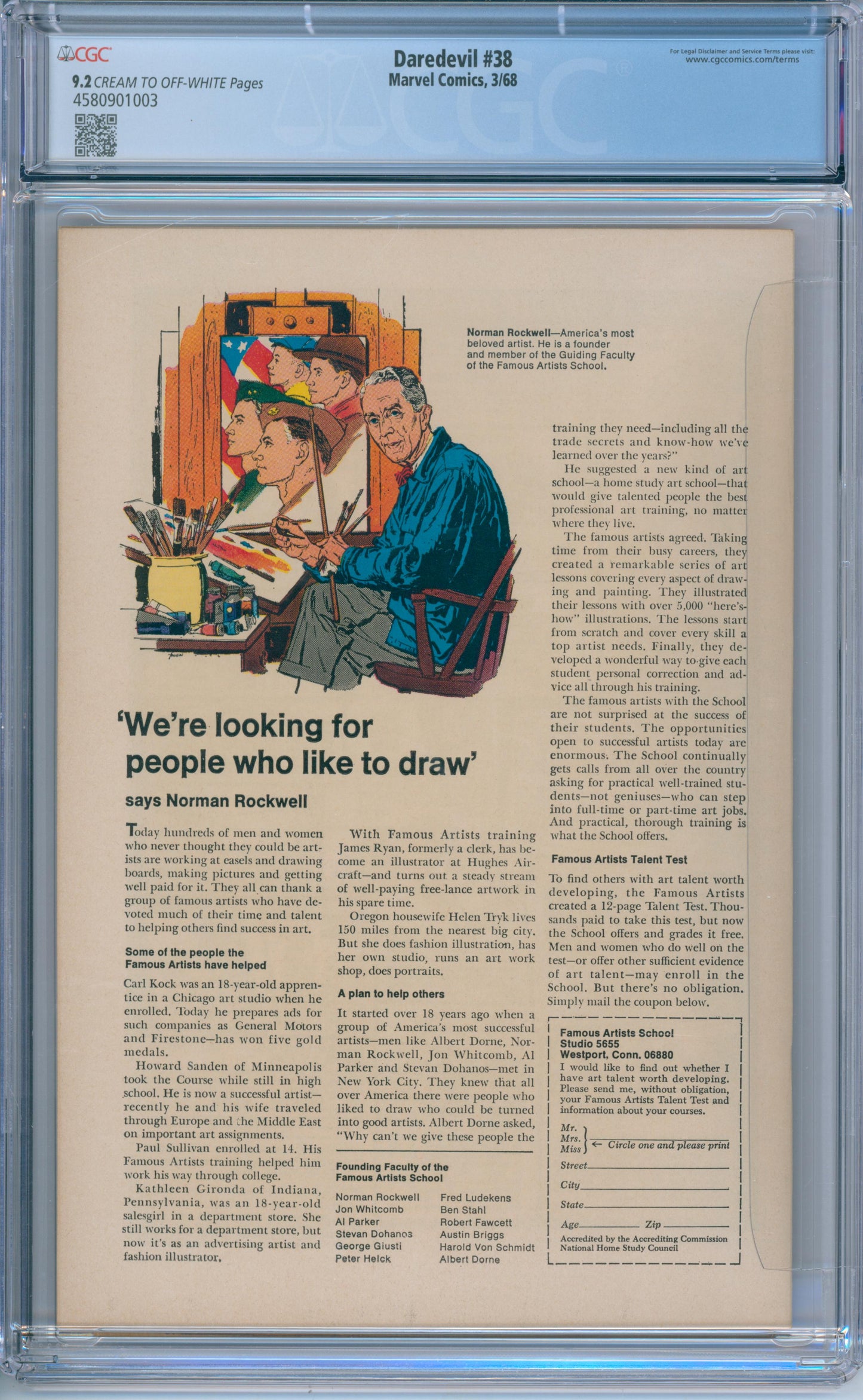 Daredevil #38 (1968) CGC 9.2