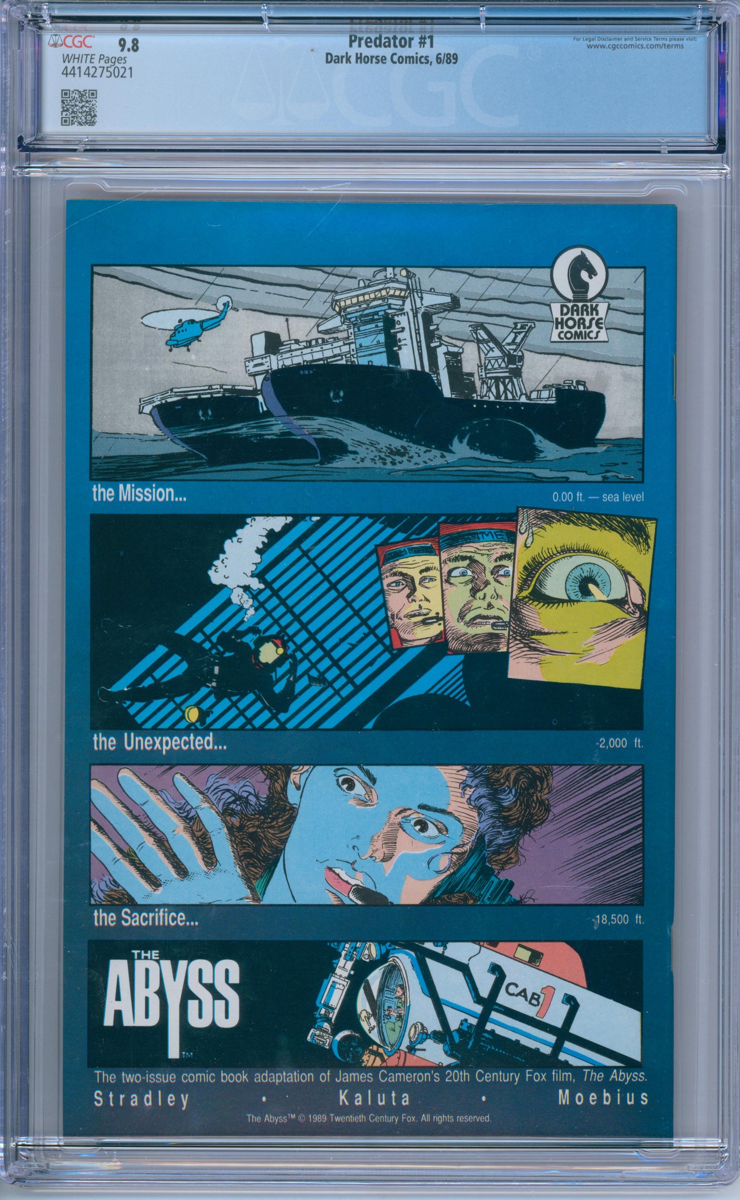 Predator #1 (1989) CGC 9.8