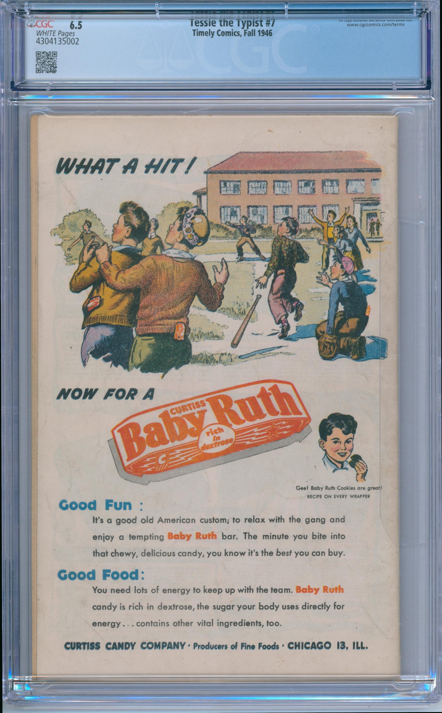 Tessie the Typist #7 (1946) CGC 6.5