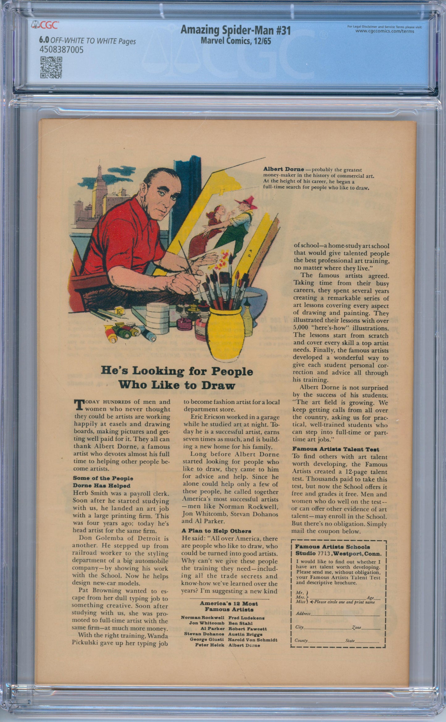 Amazing Spider-Man #31 (1965) CGC 6.0