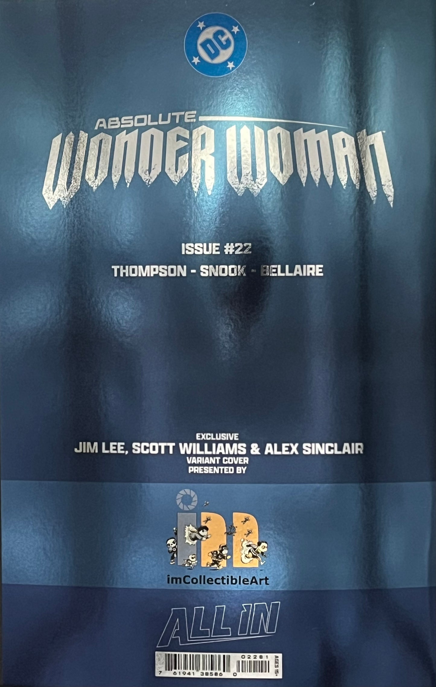 Absolute Wonder Woman #22 SDCC 2026 Jim Lee Foil Virgin