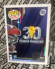 Funko Pop! Power Rangers T-Rex Dinozord #1382 Signed Steve Cardenas with COA