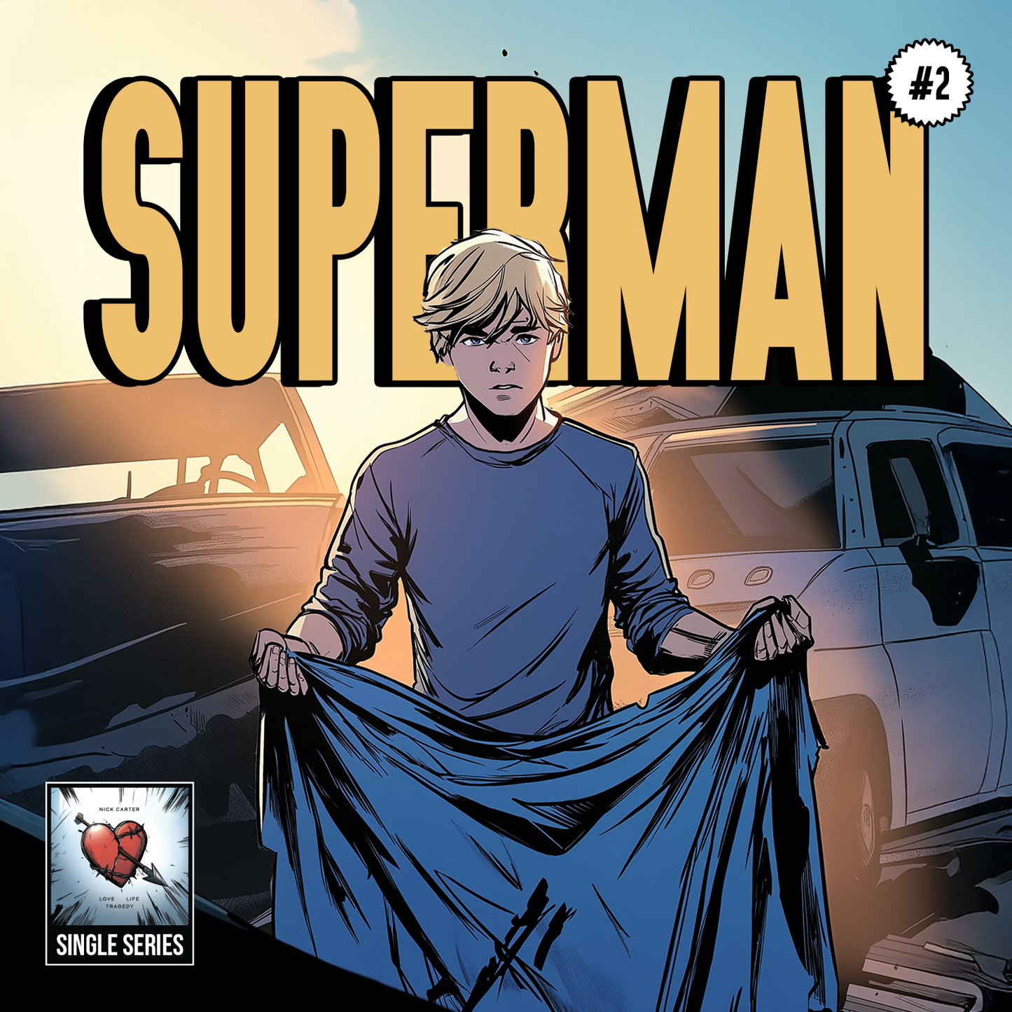 Nick Carter 'Superman' Print *SIGNED*