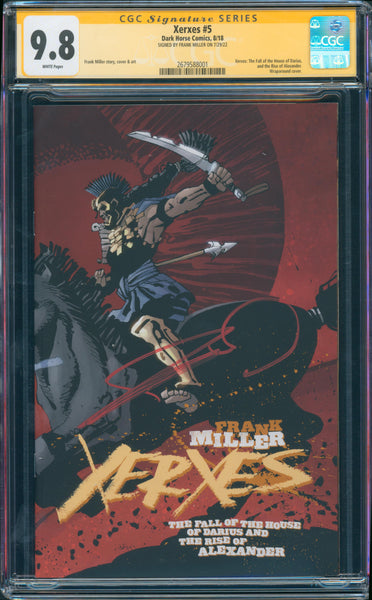 Xerxes #5 9.8 CGC Signed by Frank Miller