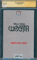 Web of Venom: Wraith #1 9.8 CGC Signed by Kirkham & Cates *Variant*