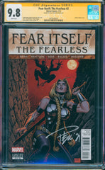Fear Itself: The Fearless #2 9.8 CGC Signed by Paul Pelletier