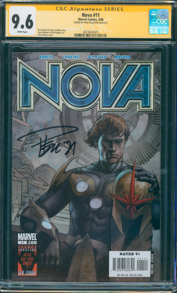 Nova #11 9.6 CGC Signed by Paul Pelletier
