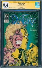 Doctor Fate #8 9.4 CGC Signed by J.M. DeMatteis