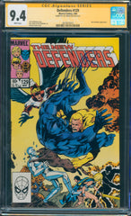 Defenders #129, CGC 9.4 Signed by J.M. DeMatteis