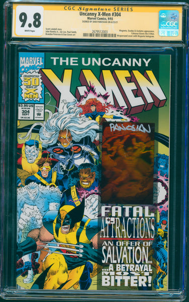 Uncanny X-Men #304 9.8 CGC Signed by Dan Panosian