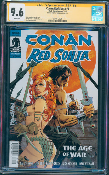 Conan/Red Sonja #3 9.6 CGC Signed by Dan Panosian