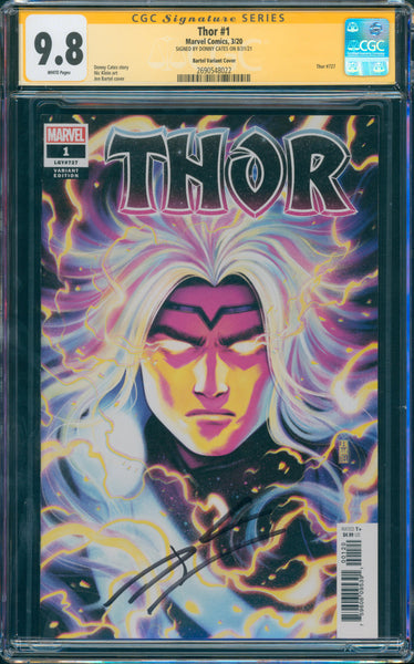 Thor #1 (2020), CGC 9.8 Signed by Cates